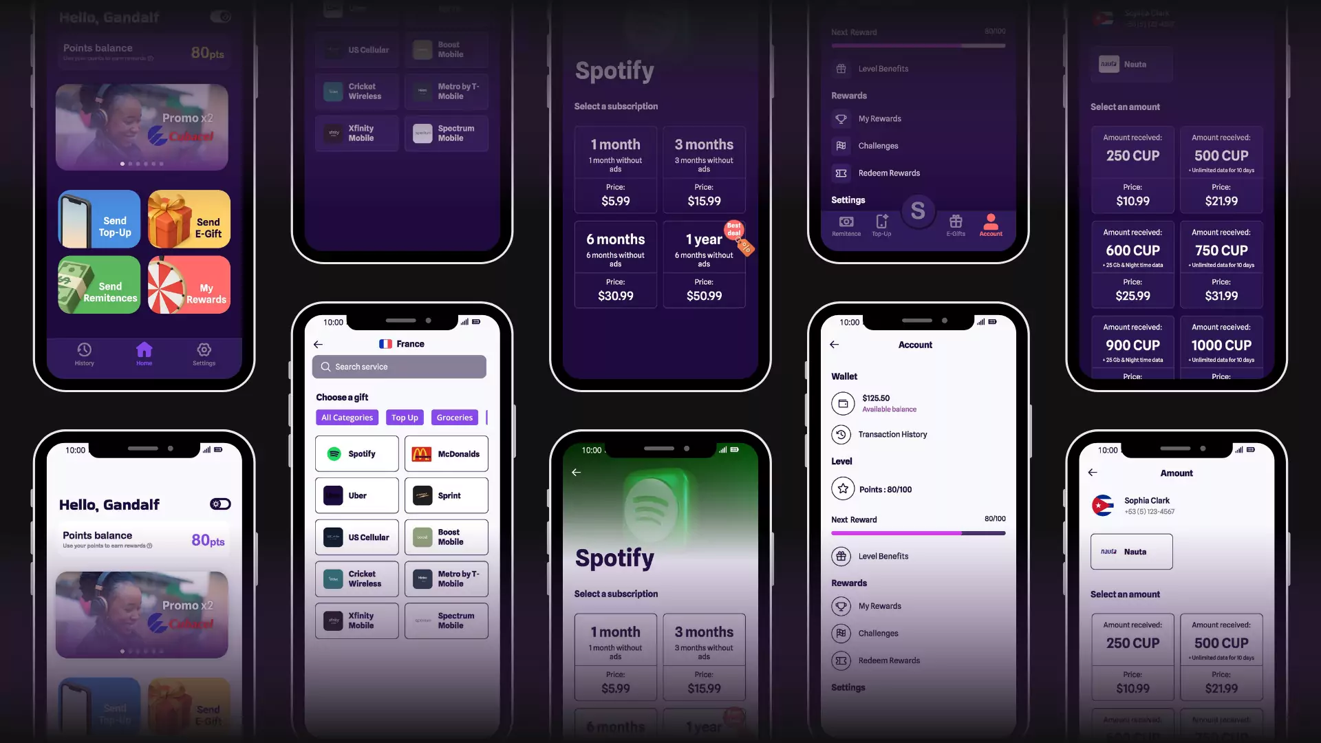 SPIN App redesigned interface